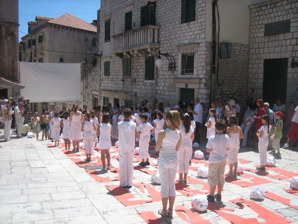 Arbeiten mit Kindern - Sibenik 2008