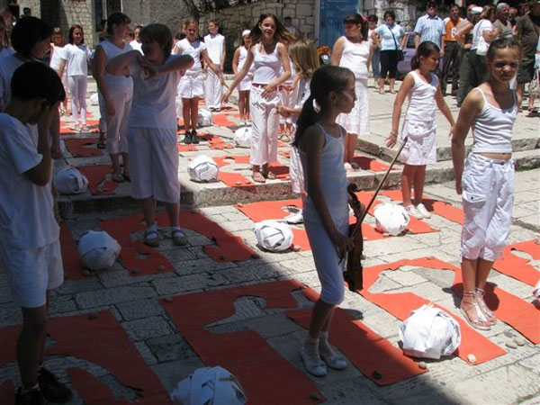 Arbeiten mit Kindern - Sibenik 2008